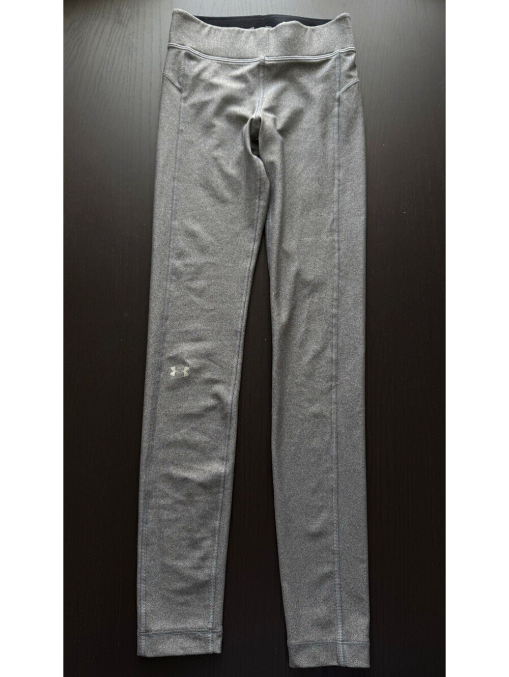 Under Armour HeatGear Compression 27” Leggings Womens XS Gray Athletic Pants